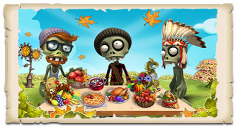 15 ноября - День Благодарения в игре Зомби Ферма